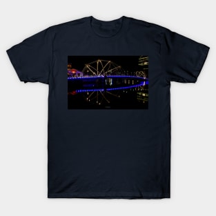 The City Lights of Melbourne Docklands, Victoria, Australia T-Shirt